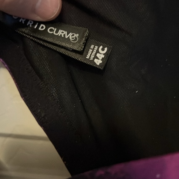 Torrid XO Plunge Push Up Bra - Purple Galaxy Print - Picture 3 of 3